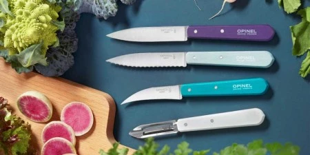 Набор ножей Opinel Les Essentiels Art deco, нержавеющая сталь, (4 шт./уп.), 001939