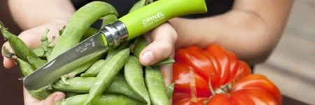 Нож Opinel №7 My First Opinel, зеленый, блистер, 001971