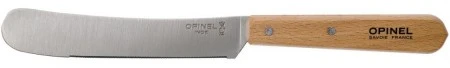 Нож столовый Opinel, деревянная рукоять, блистер, нержавеющая сталь, 002175