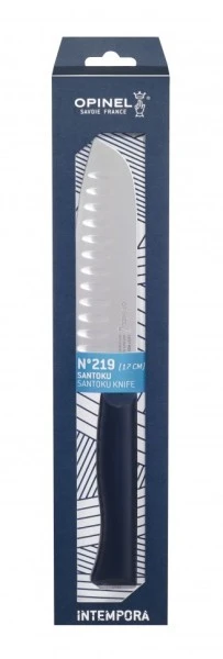 Нож шеф-повара Opinel №219, Santoku, пластиковая ручка, нерж, сталь. 002219