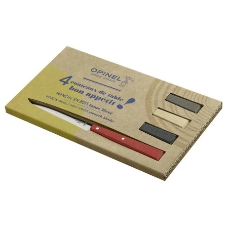 Набор столовых ножей Opinel LOFT N°125, дерев. рукоять, нерж, сталь, кор. 001534