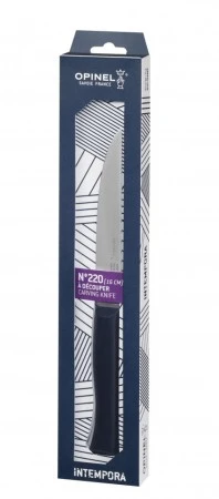 Нож столовый Opinel №220, пластиковая рукоять, нержавеющая сталь, 002220