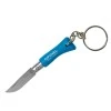 Нож-брелок Opinel №2, нержавеющая сталь, голубой, 001428B