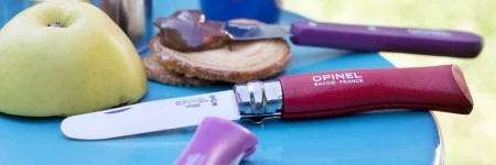 Нож Opinel №7 My First Opinel, красный, блистер, 001970