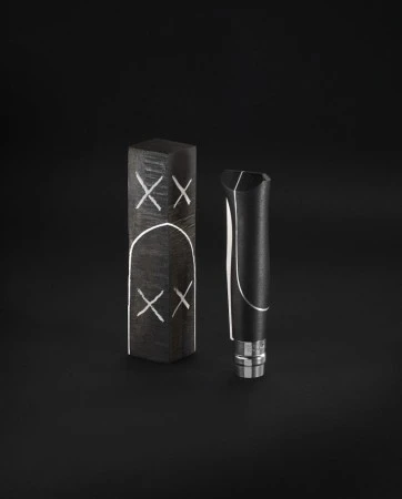 Нож Opinel №8 Ellipse, рукоять африканское дерево с алюминиевой вставкой, футляр, 002347