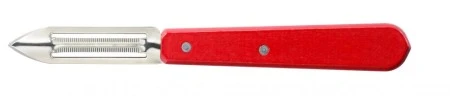 Нож для чистки овощей Opinel, деревянная рукоять, блистер, нержавеющая сталь, красный 002047