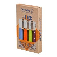 Набор ножей Opinel Set of 4 N°112 assorted sweet pop colours, нержавеющая сталь, (4 шт./уп.) 001381