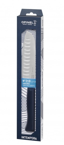 Нож шеф-повара Opinel №219, Santoku, пластиковая ручка, нерж, сталь. 002219