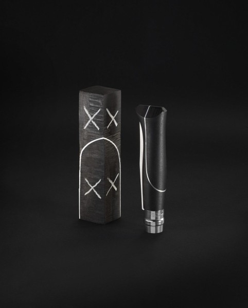 Нож Opinel №8 Ellipse, рукоять африканское дерево с алюминиевой вставкой, футляр, 002347