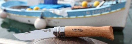 Нож Opinel №7, нержавеющая сталь, рукоять из бука, блистер, 000654